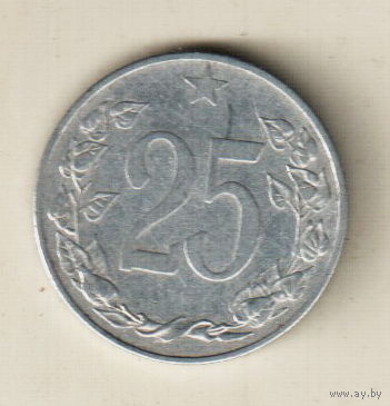 Чехословакия 25 геллер 1953
