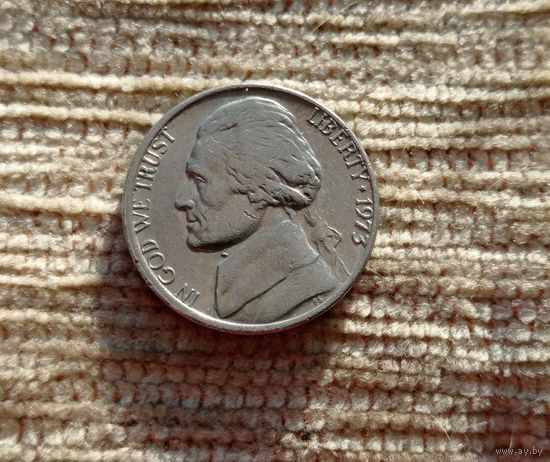 Werty71 США 5 центов 1973 Белый дом Джефферсон