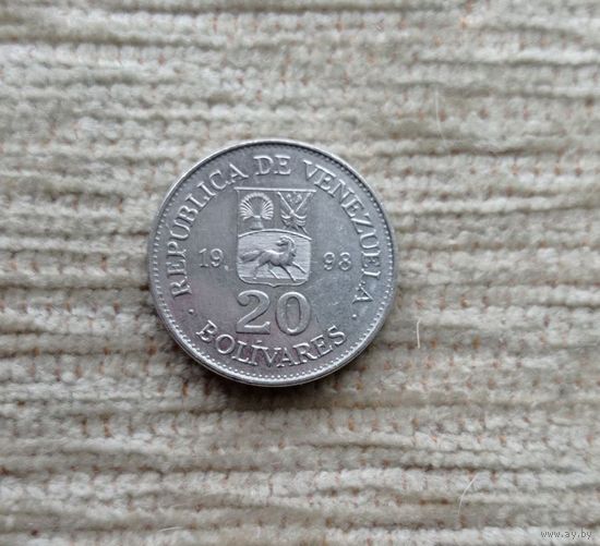 Werty71 Венесуэла 20 боливаров 1998