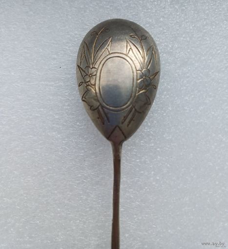 Чайная ложка серебряная- 84 пробы...