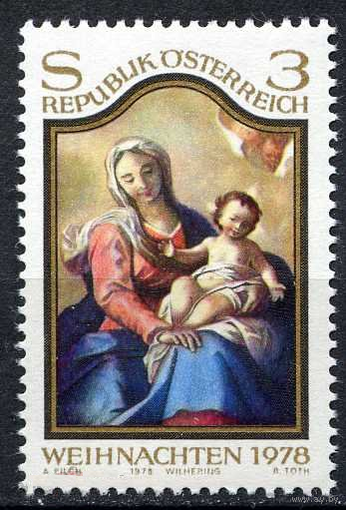Австрия 1978 Живопись Рождество Серия 1 м. MNH\\о7