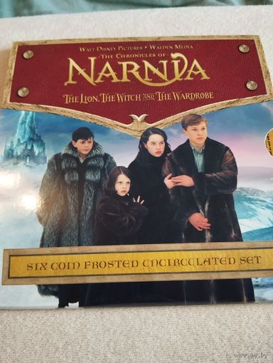 Narnia комплект 5 штук по 50 с. 2006 год