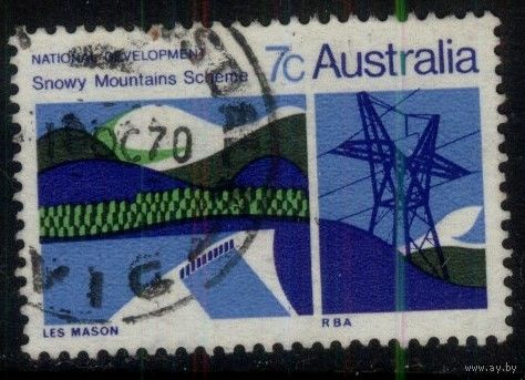 Австралия - 1970 [Mi. 446] Гашеная (AU10)