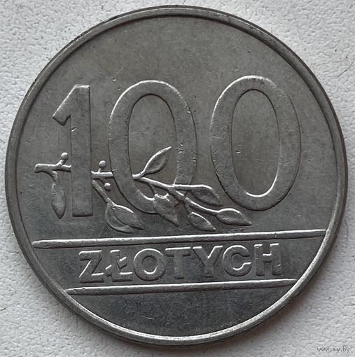 Польша 100 злотых 1990 г.