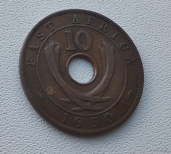 Британская Восточная Африка 10 центов, 1950 7-3-25
