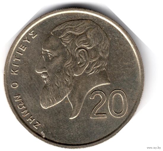 Кипр. 20 центов. 1993 г.