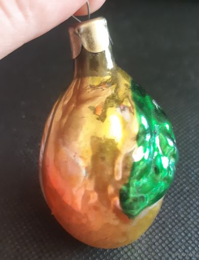 Игрушка ёлочная ФруктА, стекло. СССР