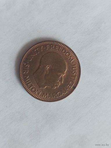 1/2 цента сьера леоне 1964