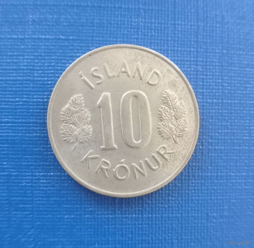 Исландия 10 крон 1980 год