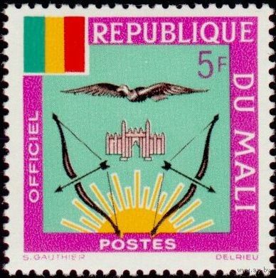 Михель ML D15 МАЛИ 1964 Герб Флаг **