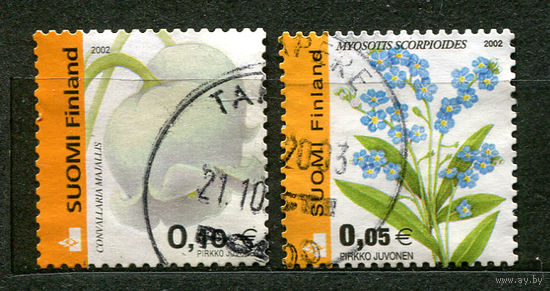 Цветы. Финляндия. 2002. Серия 2 марки