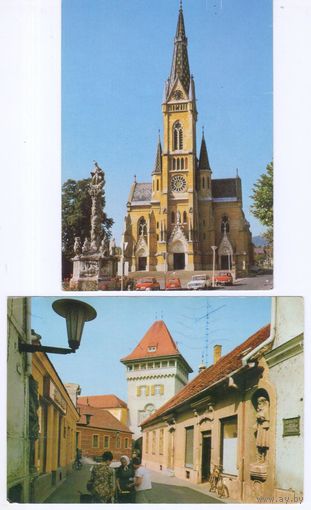 Открытки Венгрия 1970-80-е г.г. Культура.Искусство. 6 штук.