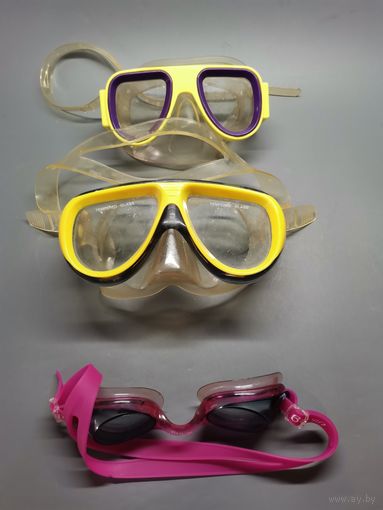 Маска , очки подводные (одним лотом).