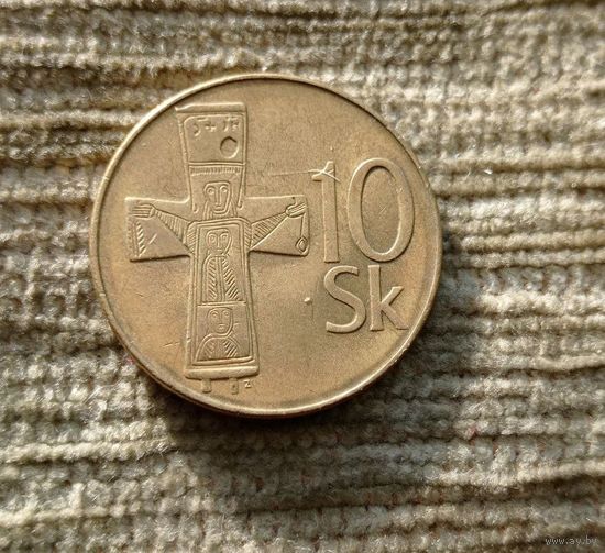 Werty71 Словакия 10 крон 1993