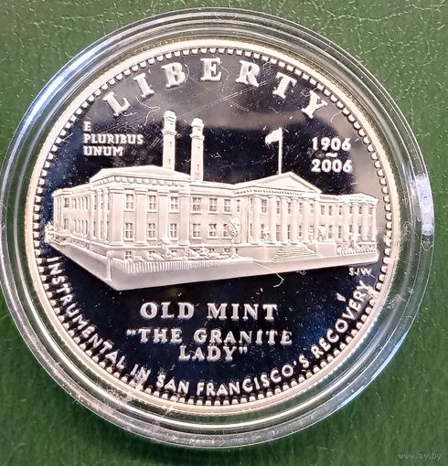 США 1 доллар 2006S. Самый старый монетный двор. Сан-Франциско