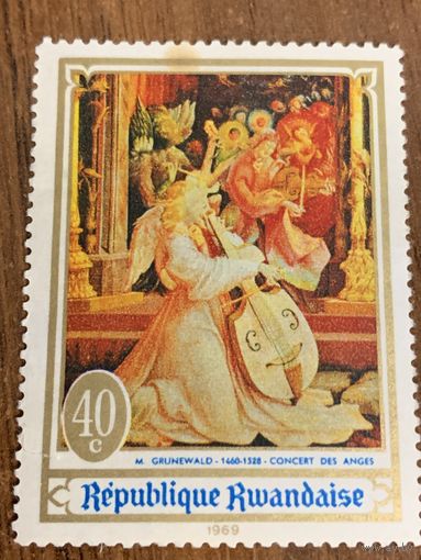 Руанда 1969. Изобразительное искусство. Марка из серии