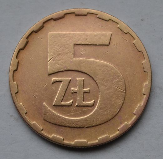 Польша, 5 злотых 1984 г.
