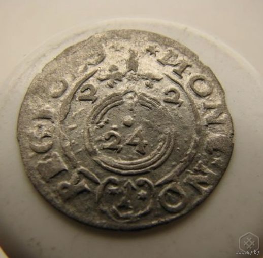 Полтора гроша (Полторак), 1622 г, Сигизмунд III Ваза, поле в штемпельном блеске!