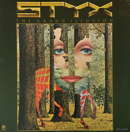 Styx – The Grand Illusion + POSTER, LP, USA 1977