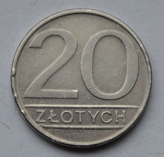 Польша, 20 злотых 1985 г.