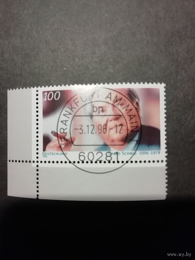 Германия. 1996 Марка "100 лет со дня рождения Карло Шмидта" (гашеная с клеем) Mi.1894 каталог 0.90 евро