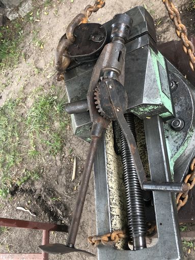 Дрель  военная ручная  с армейского  кунга
