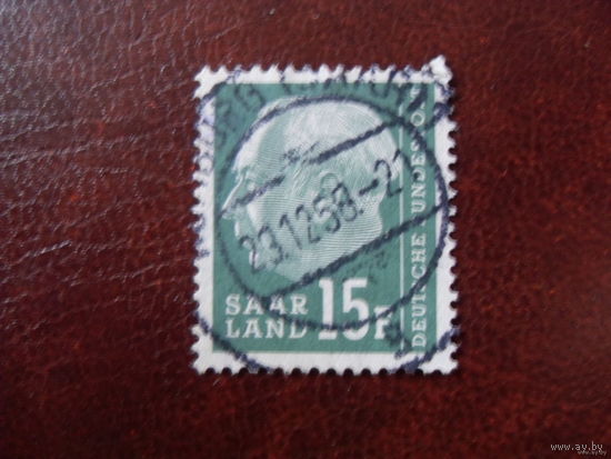 Саар 1957 Земли Германии Saar