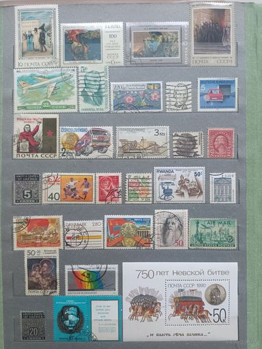 Марки. Сборный лот.