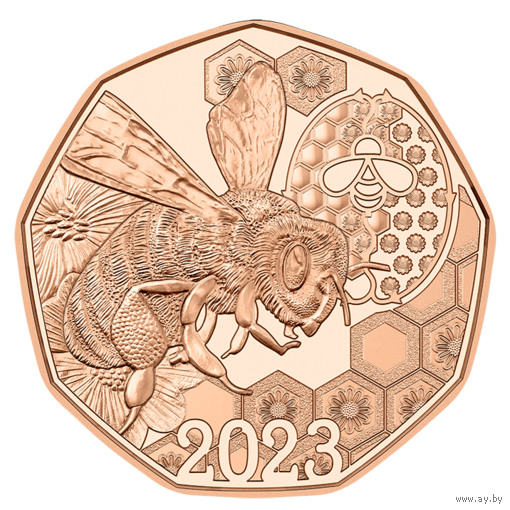 Австрия 5 евро 2023 Танец пчел UNC