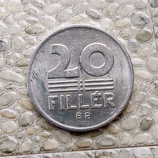 20 филлеров 1977 года Венгрия. Народная республика. Красивая монета!