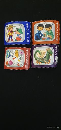 Польша мультики 4шт