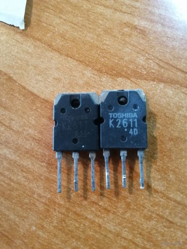 Транзистор MOSFET, 2SK2611, N-канал, 2 шт, цена за пару