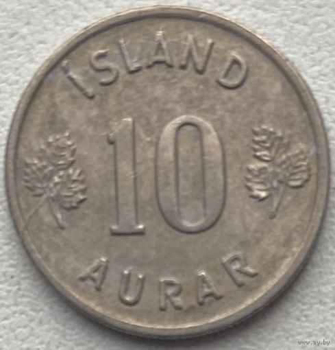 Исландия 10 эйре 1969 г.