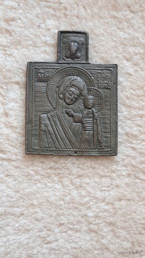 Икона меднолитая Казанская Пресвятая Богородица