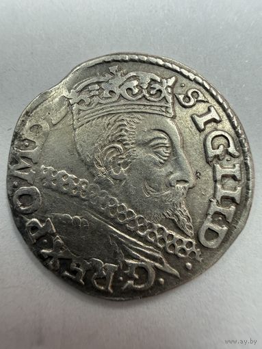 С рубля! Трояк (3 гроша) 1601  Польша Сигизмунд 3 распродажа коллекции