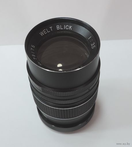 Объектив к фотоаппарату "WEST BLICK 1/35 номер 79175. F=135 мм". Япония. Исправный.
