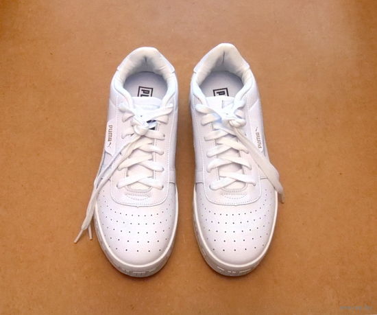 Женские кроссовки Puma Cali Bold (белый цвет). Р-р 39. Материал: натуральная кожа.