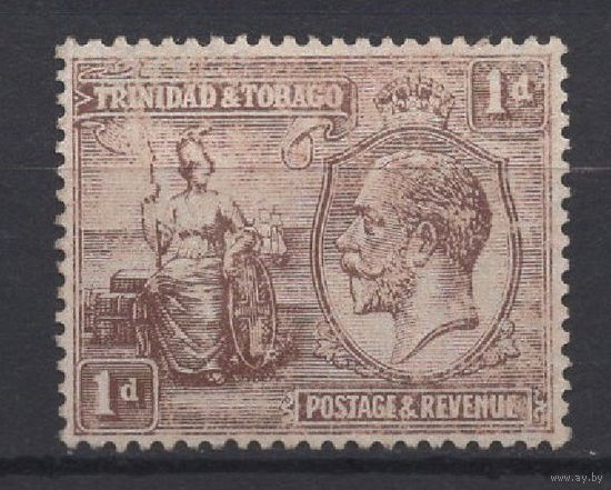 1922-28 Тринидад и Тобаго /Trinidad & Tobago 1d Британия хозяйка морей Георг V