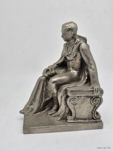 Статуэтка фигура Лермантов силюмин