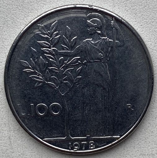 Италия 100 лир 1978 г.