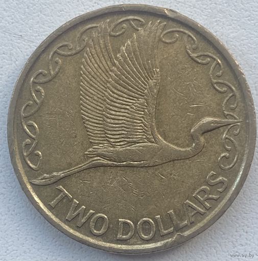 Новая Зеландия 2 доллара 1990 г.