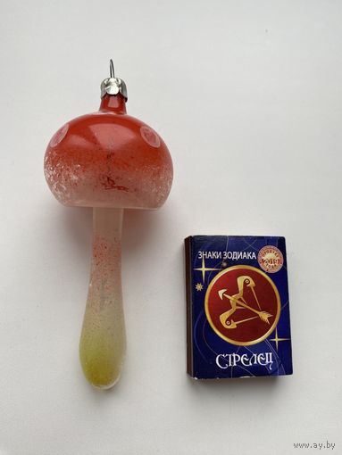 Елочная игрушка. Гриб Мухомор.