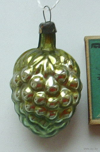 Ёлочная игрушка. Виноград. Ф-20.