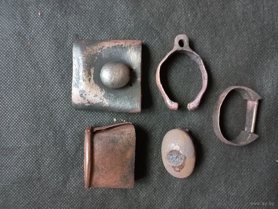 Детали от ножен и пятка