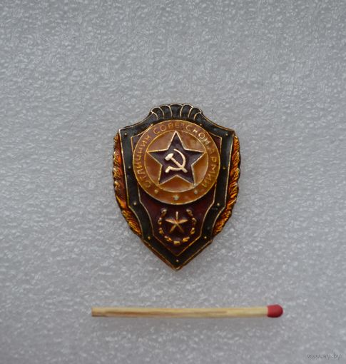Отличник Советской Армии.