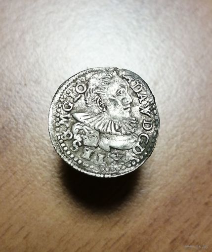 Трояк 3 гроша 1596 года