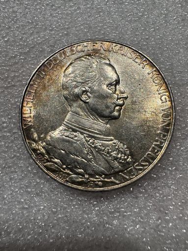 2 марки 1913 Пруссия. В патине! Яркий штемпельный блеск