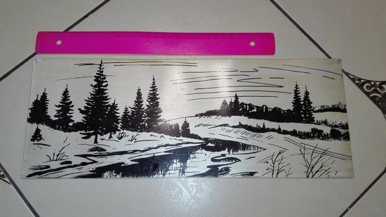 Картина на металле
