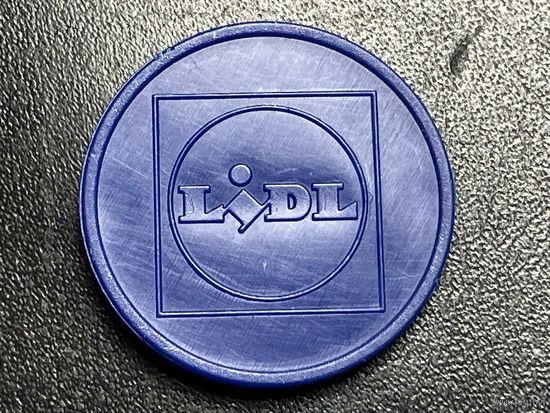 Жетон торговый Lidl.