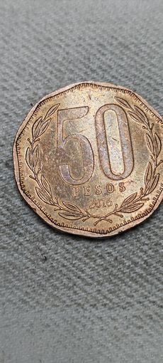 Чили 50 песос 2016
